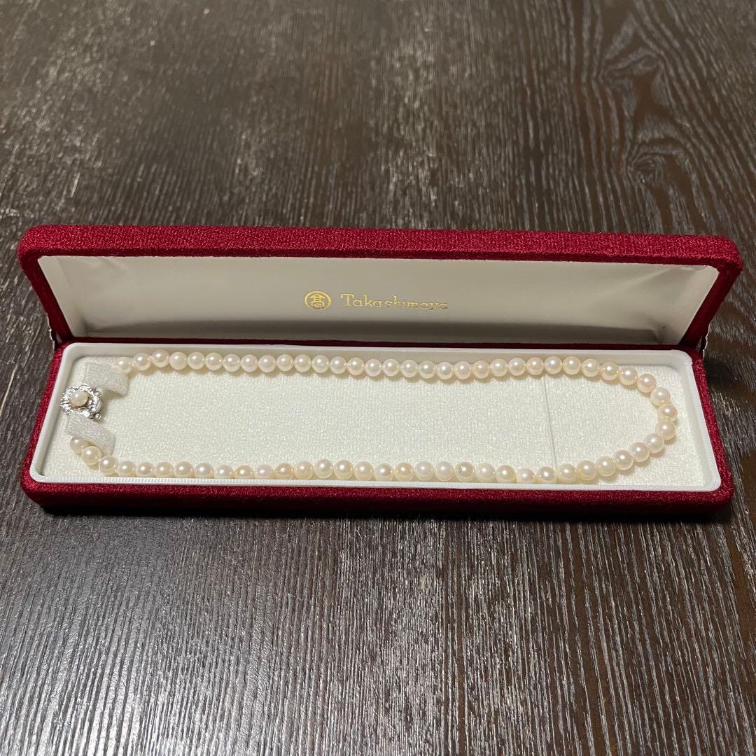 高島屋 真珠ネックレス アコヤパール オマケ付き