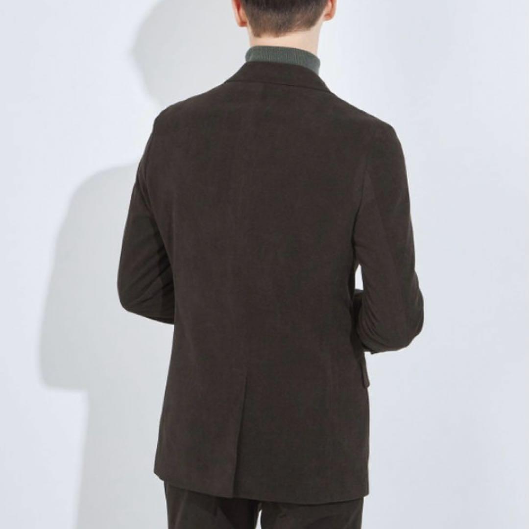 【秋冬】2釦シングルジャケット/カーキ×コーデュロイ/4S