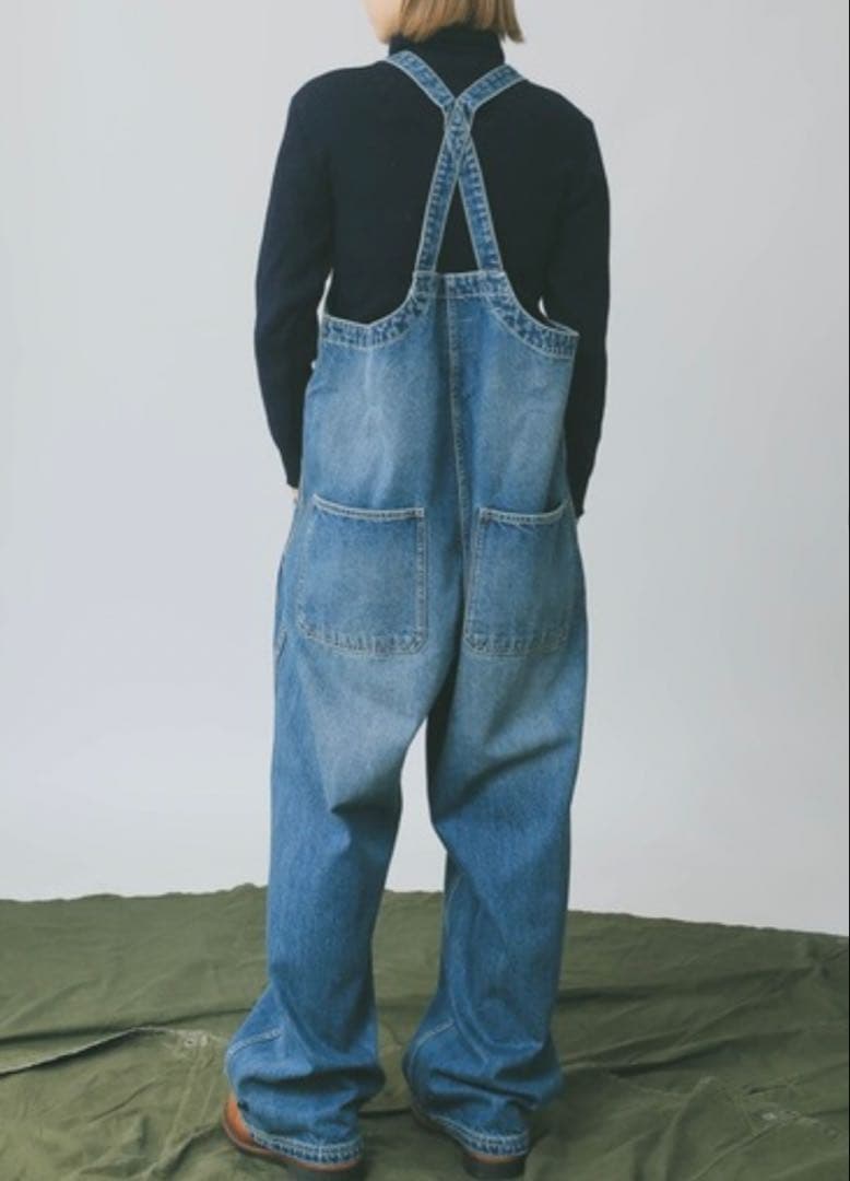 完売品✨HOUSTON デニム デッキパンツ オーバーオール