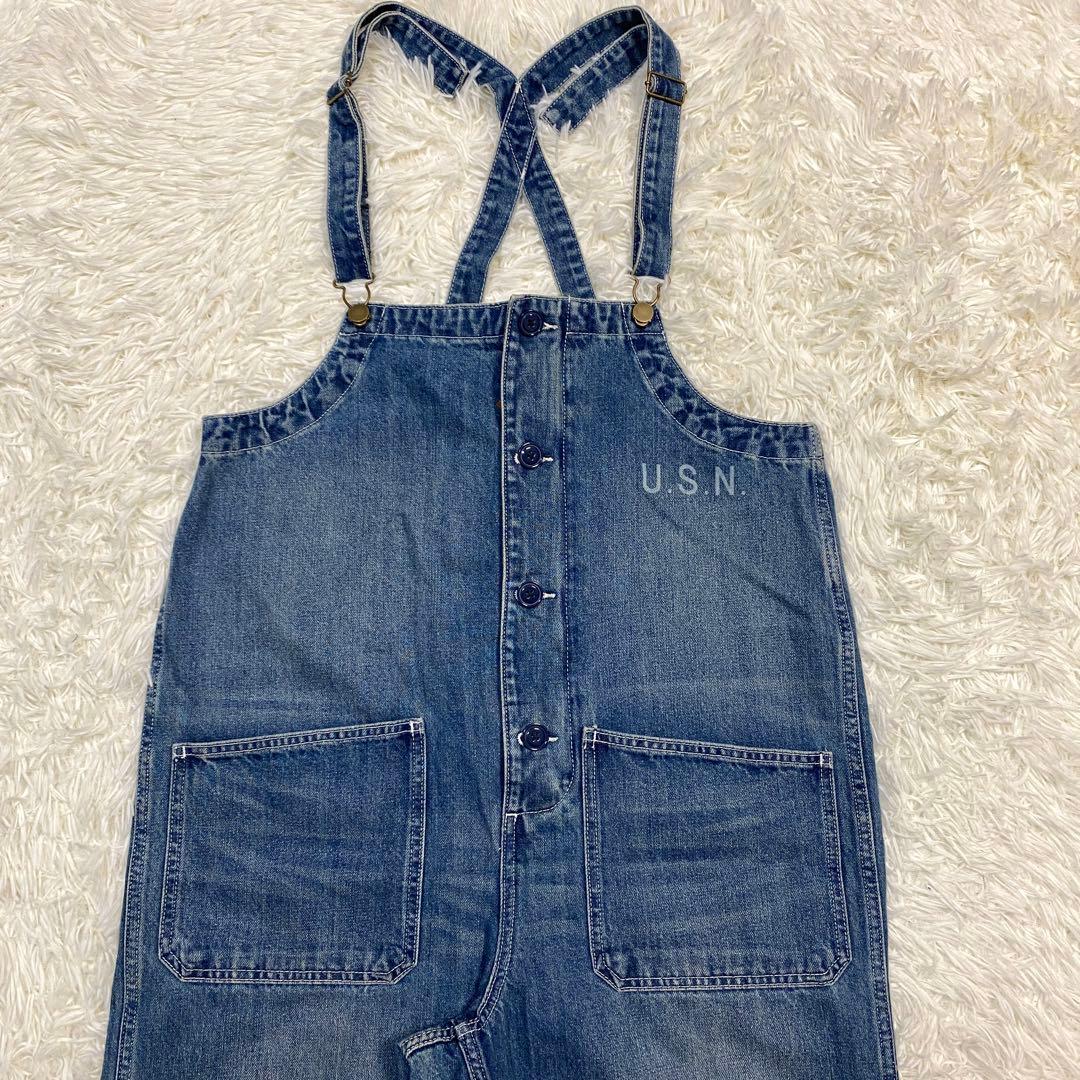 完売品✨HOUSTON デニム デッキパンツ オーバーオール