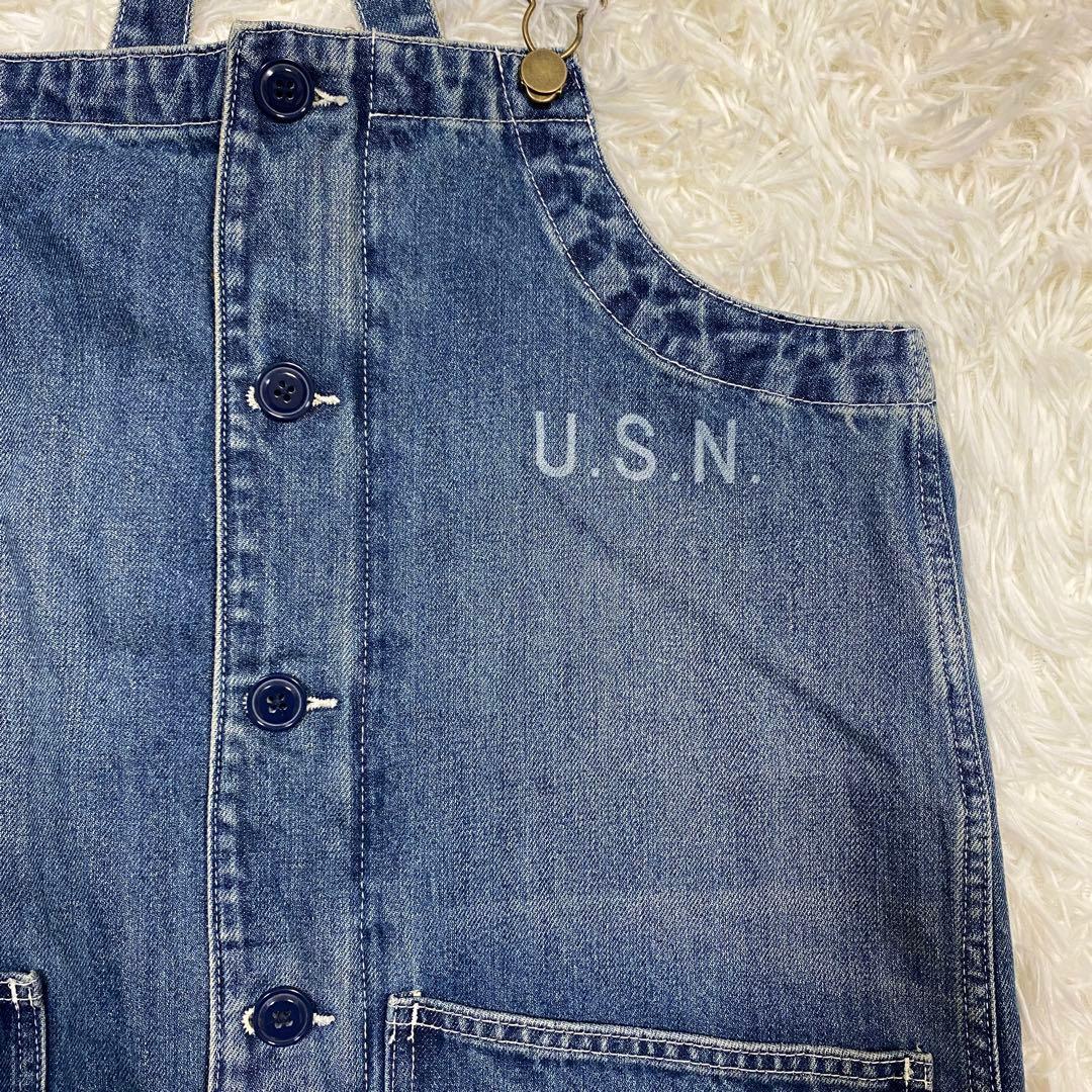 完売品✨HOUSTON デニム デッキパンツ オーバーオール