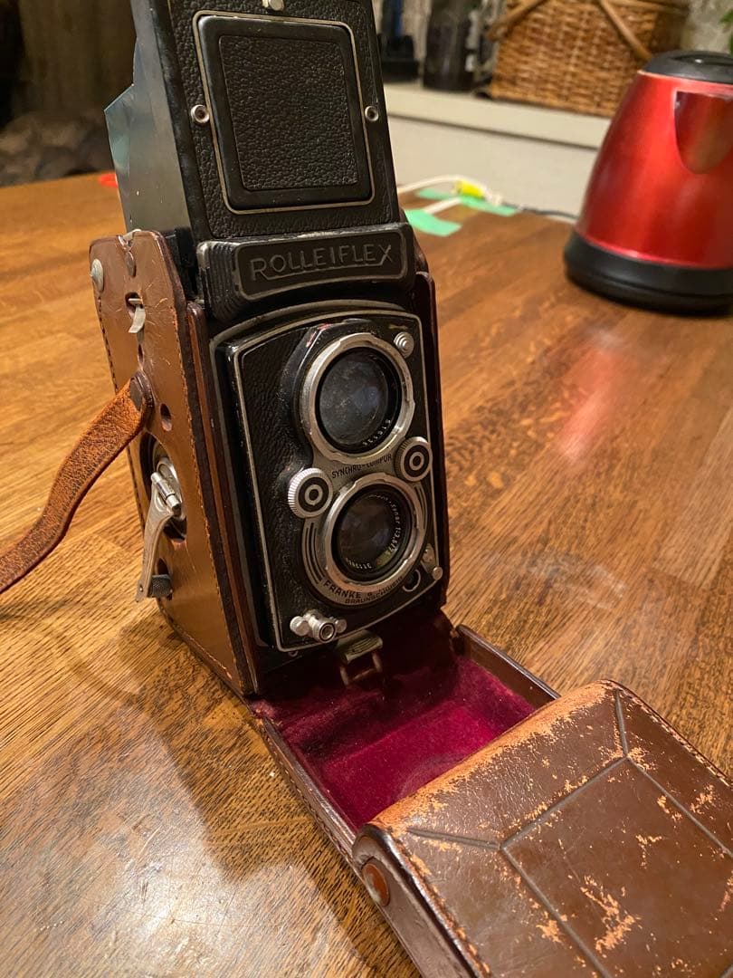 パ*ダ様 Rolleiflex 二眼レフカメラ レザーケース付き