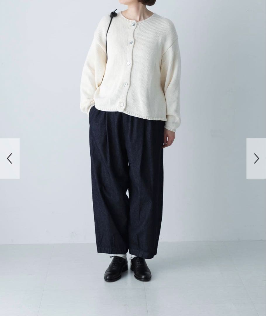 【YUU】かぐれ　デニムクロップドパンツ