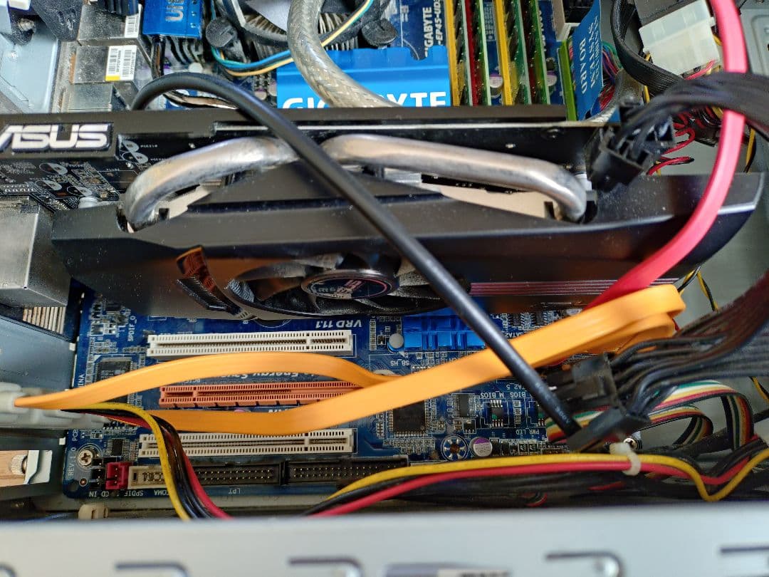 自作ATX core2 Quad　HDD無し