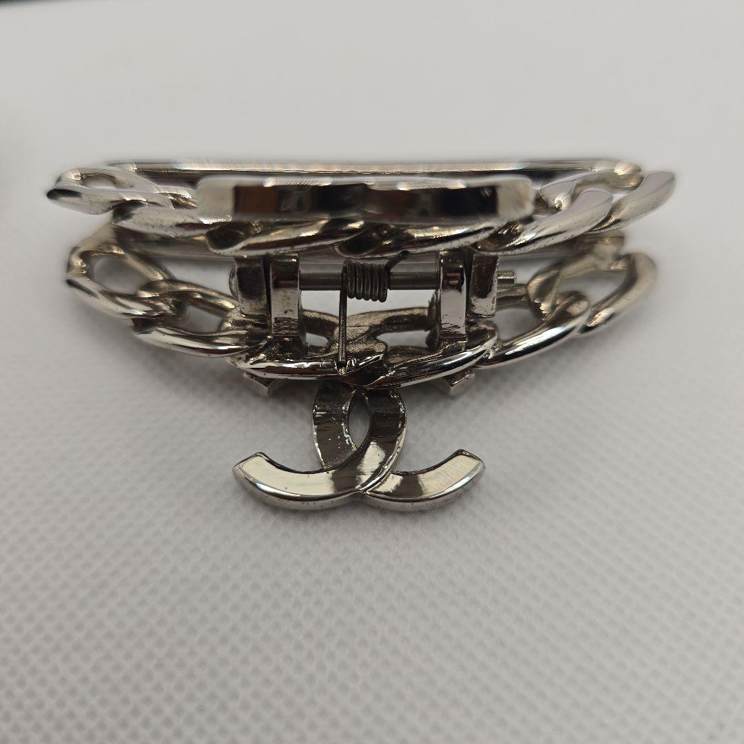 ■CHANEL■シャネル■シルバー■ ヘアクリップ■美品■おまけ付