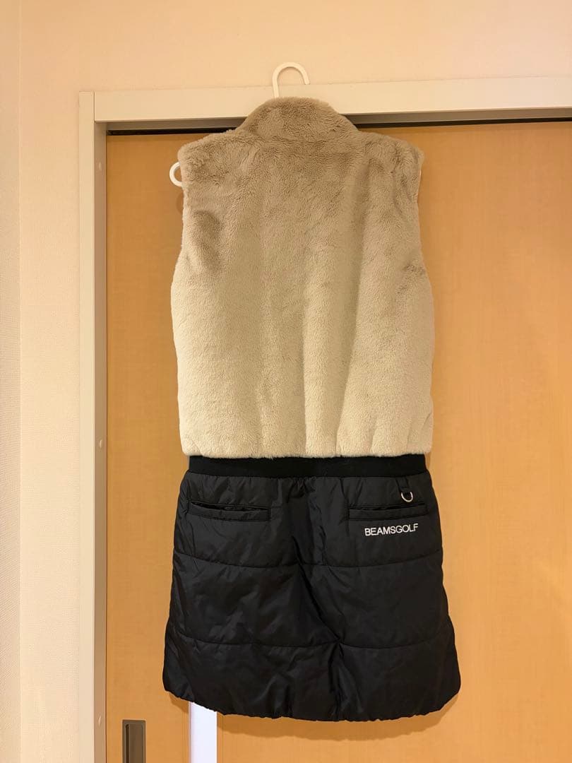 BEAMS GOLF フリースダウンワンピース