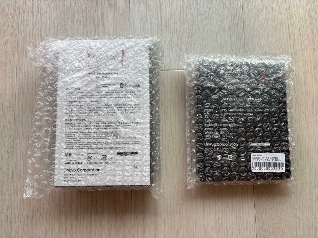 【新品・未使用】三枝明那 イヤホン 充電器 ONKYO オンキヨー にじさんじ