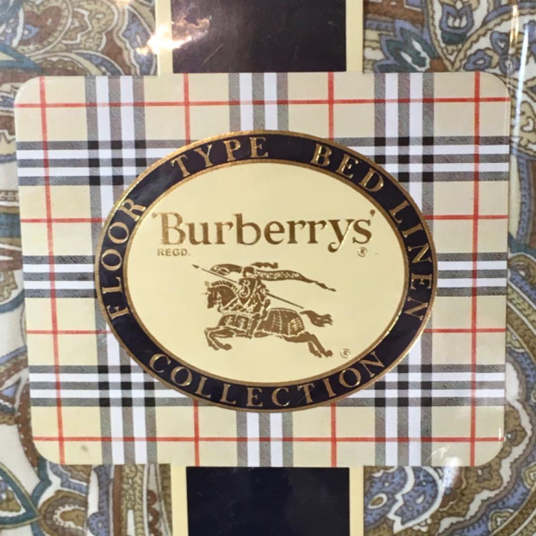○未使用 バーバリー Burberrys 羽毛肌掛けふとん 150×200cm