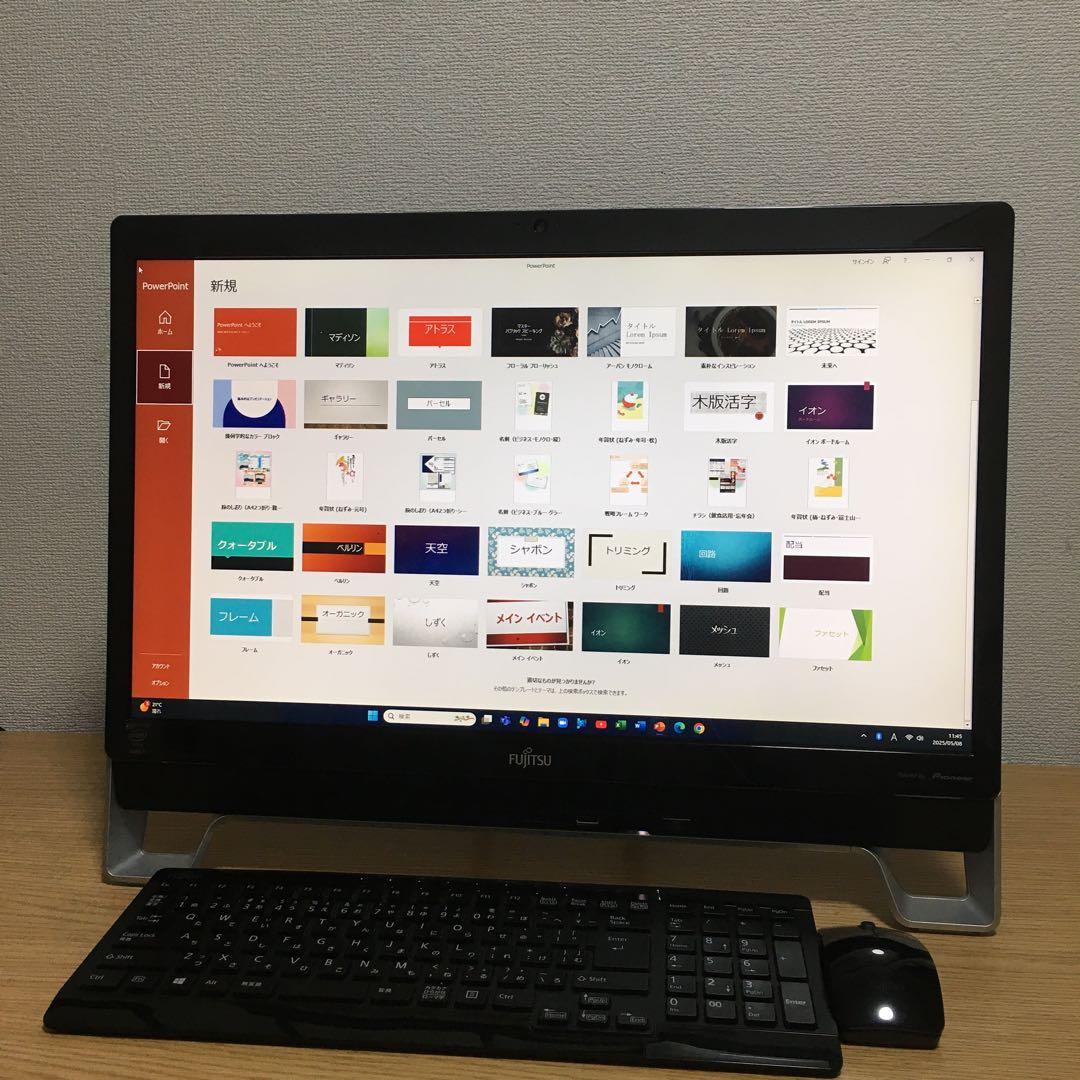 富士通 ESPRIMO 一体型 デスクトップ Win11 最強i7 SSD 取説