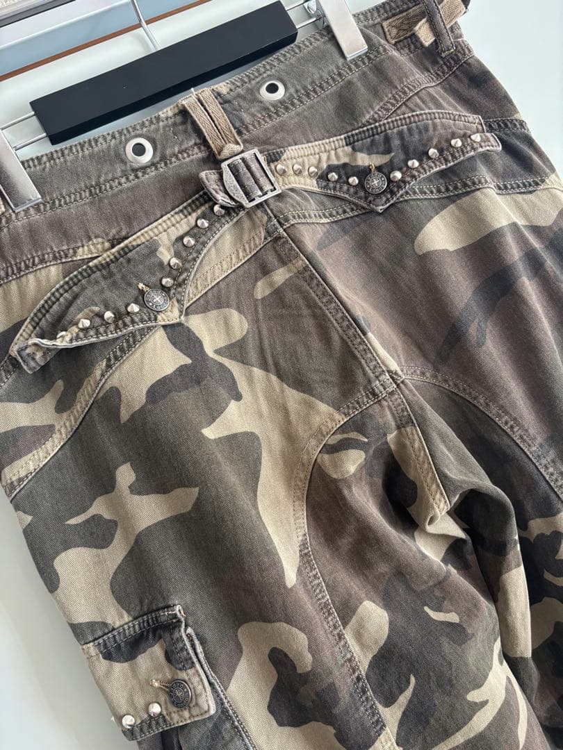 JADED LONDON ジェイデットロンドン カモフラ カーゴパンツ 迷彩32