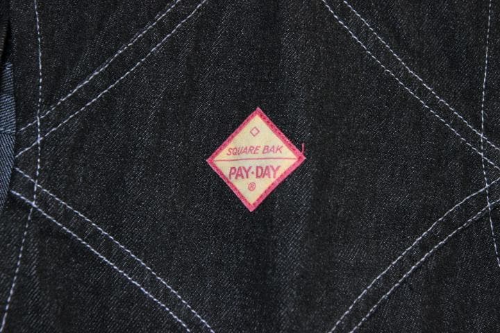 PAYDAY ペイデイ 40s デニム オーバーオール サロペット 40 黒