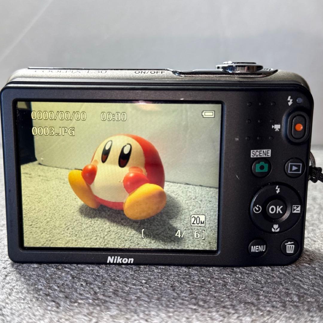 ☆動作OK Nikon coolpix L30 乾電池式