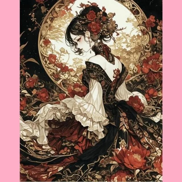 ぽにこ【A1429】ダイヤモンドアート　6点