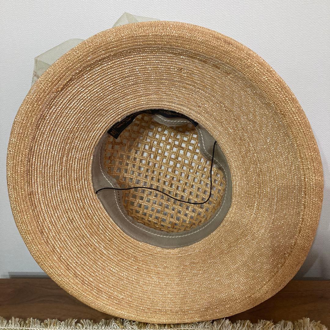 天然草　帽子