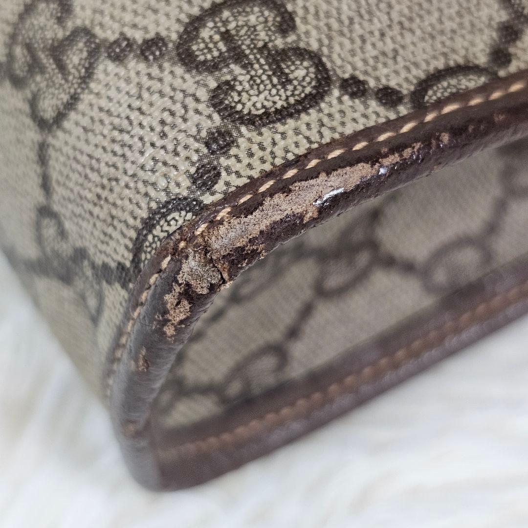 GUCCI グッチ　セカンド/クラッチバッグ　GG柄　PVC　オールドグッチ