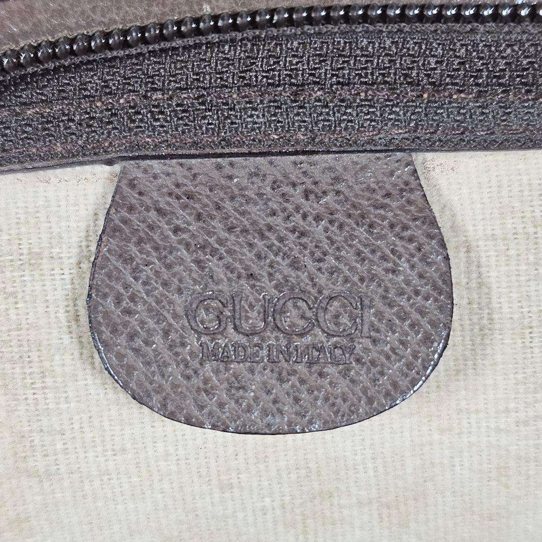 GUCCI グッチ　セカンド/クラッチバッグ　GG柄　PVC　オールドグッチ