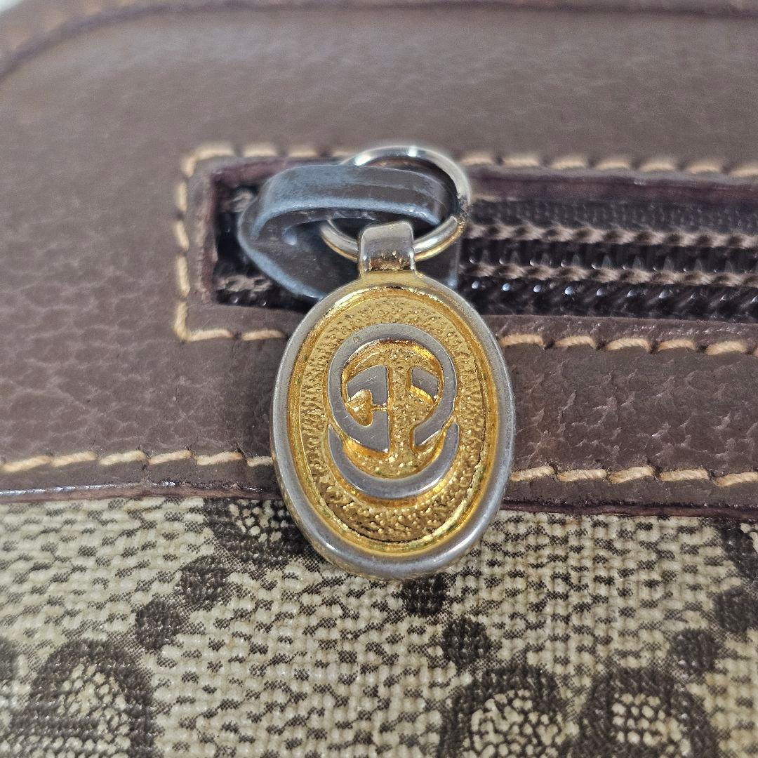 GUCCI グッチ　セカンド/クラッチバッグ　GG柄　PVC　オールドグッチ
