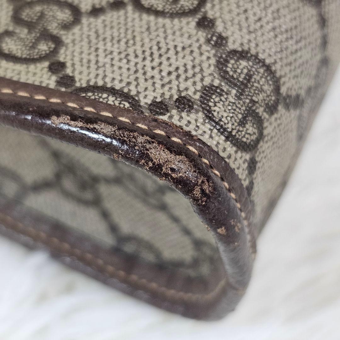 GUCCI グッチ　セカンド/クラッチバッグ　GG柄　PVC　オールドグッチ