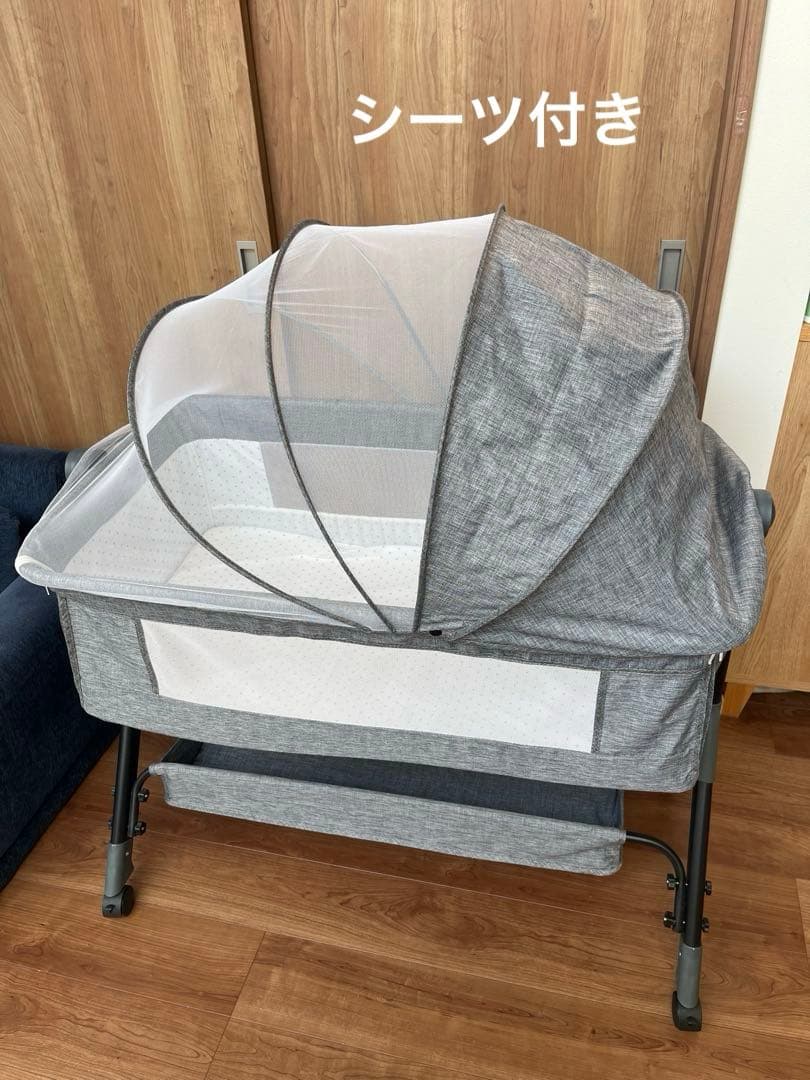 折りたたみ　ベビーベッド　添い寝ベッド
