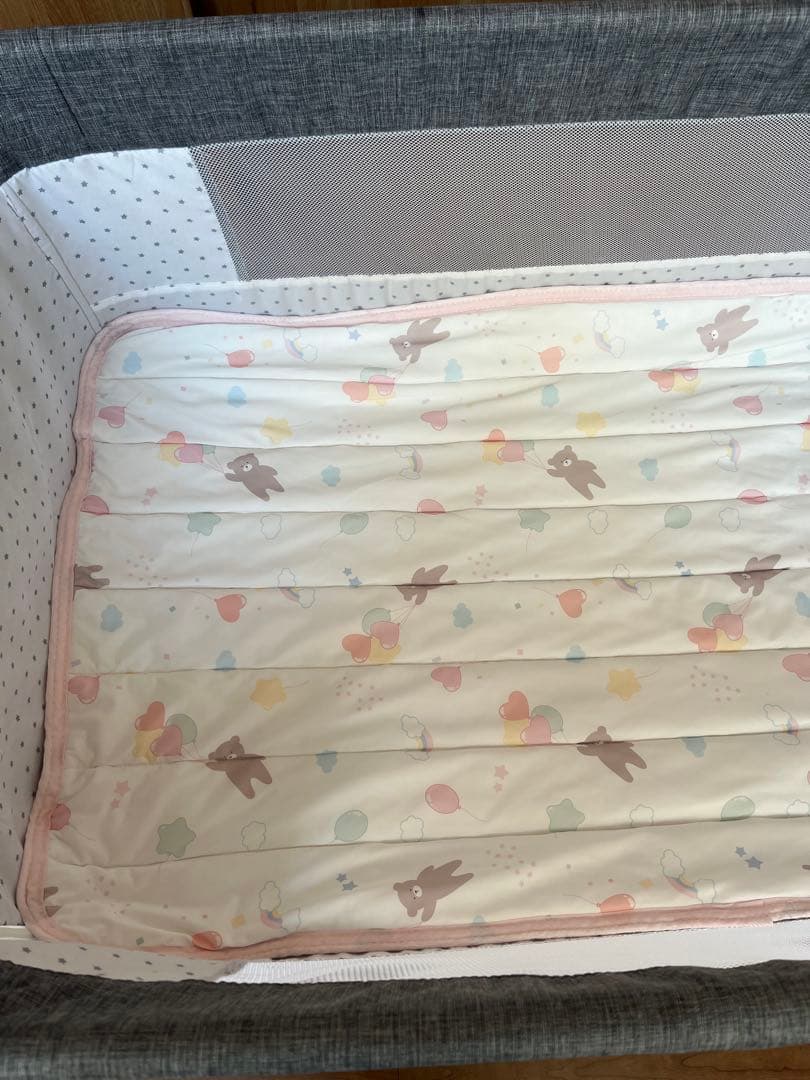 折りたたみ　ベビーベッド　添い寝ベッド