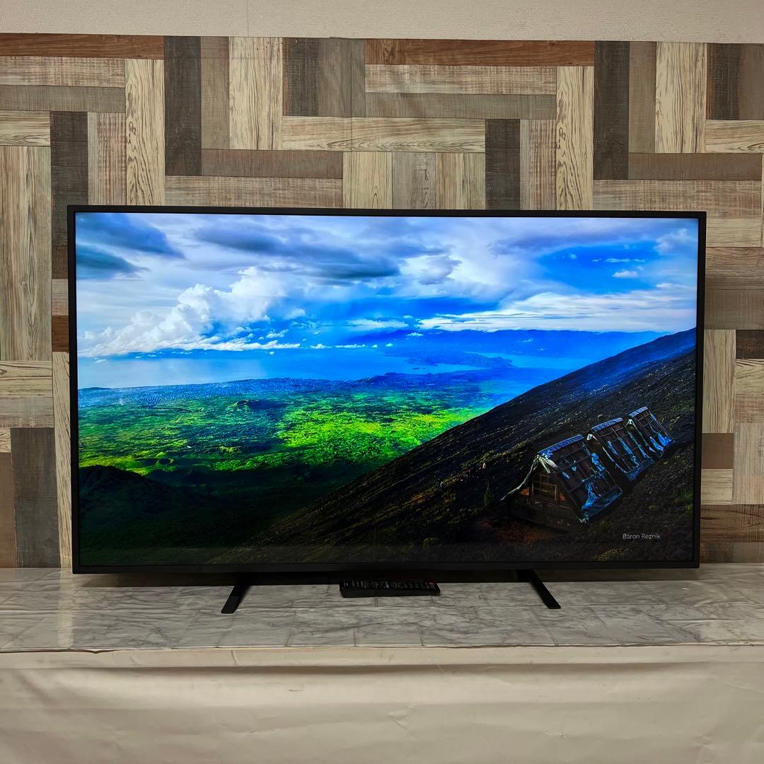 即日受渡❣️全国送料込シャープ55型耐久4K液晶モニター　スピーカーリモコン付