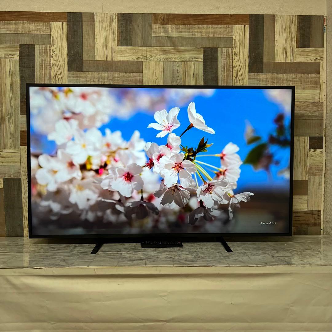 即日受渡❣️全国送料込シャープ55型耐久4K液晶モニター　スピーカーリモコン付