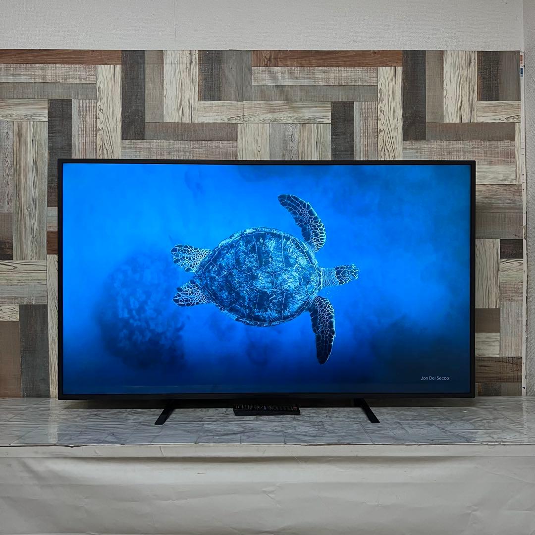 即日受渡❣️全国送料込シャープ55型耐久4K液晶モニター　スピーカーリモコン付