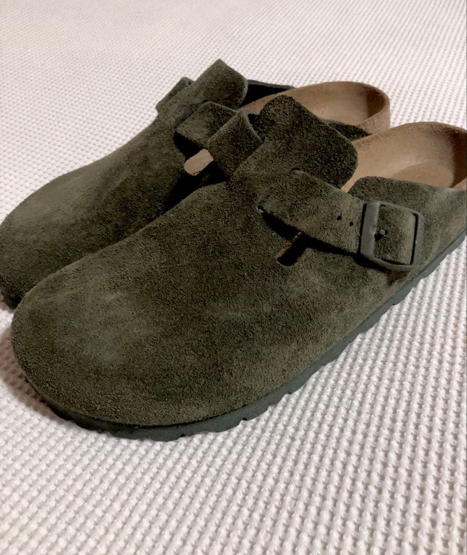 【お値下げ中】ビルケンシュトック ボストン　スエードレザー クロッグ 39