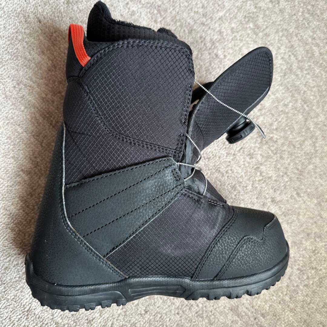 【値下げ】ZIPLINE BOA 子ども用スノーボードブーツ 黒