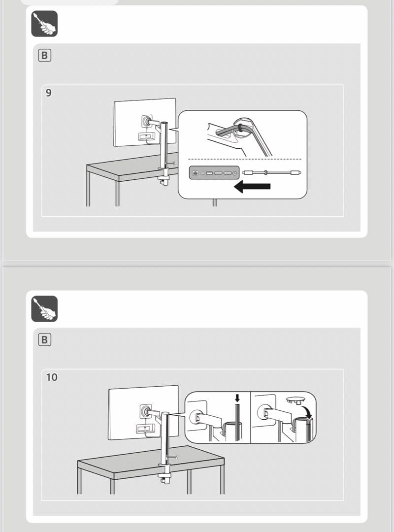 31.5インチ LG MyView Smart Monitor（エルゴアーム）