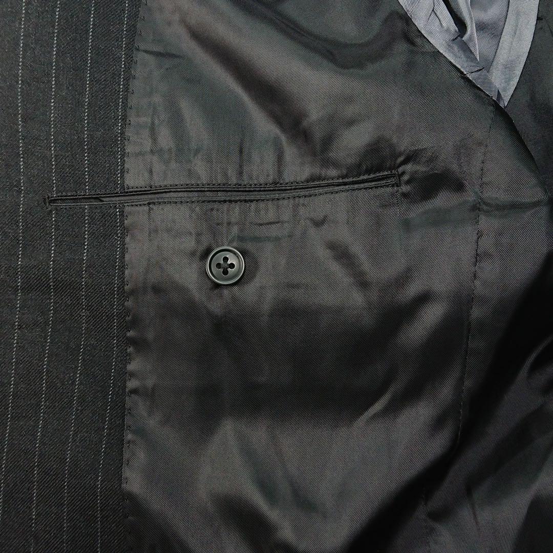 【美品】ユニクロ ジルサンダー +J セットアップ スーツ ブラック ストライプ