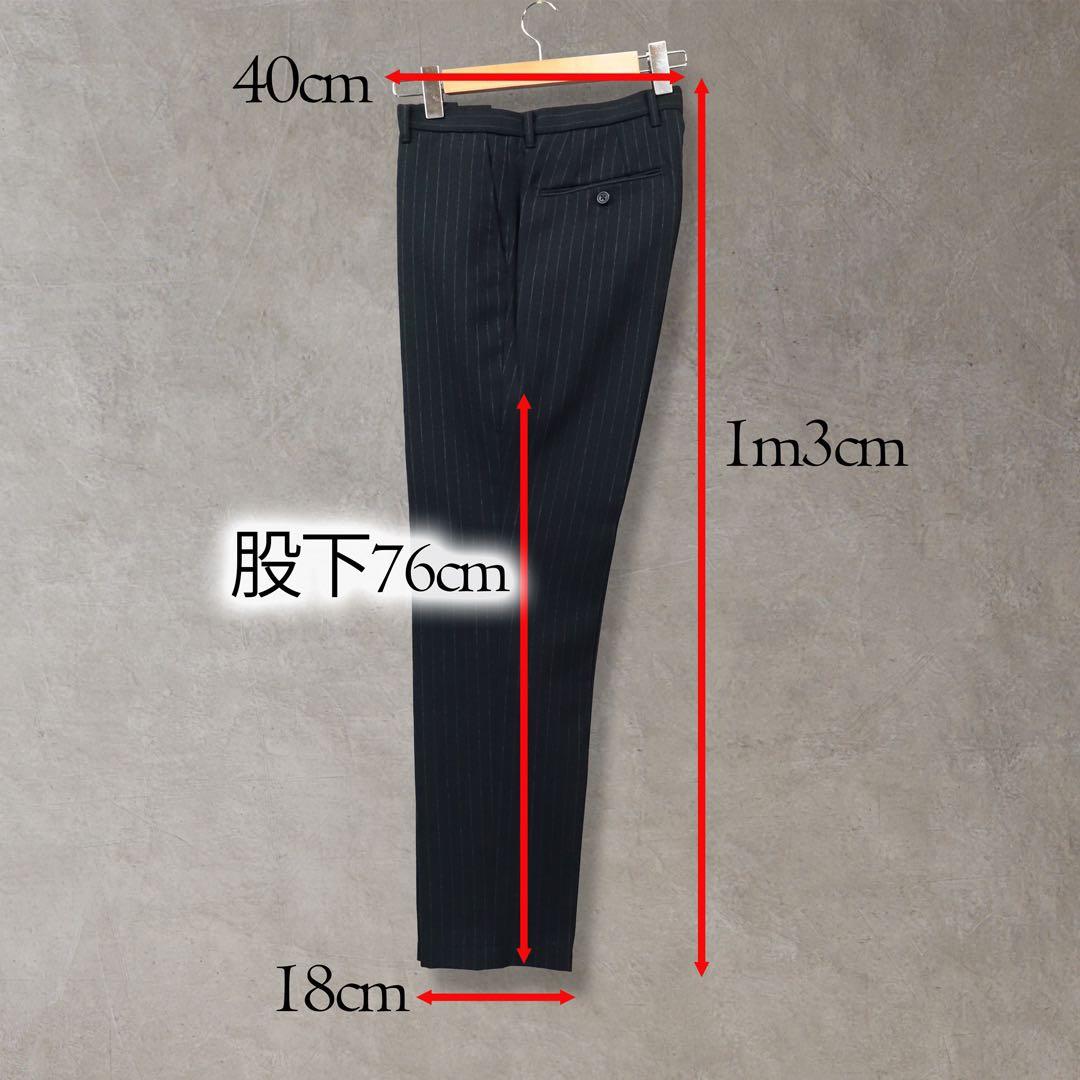 【美品】ユニクロ ジルサンダー +J セットアップ スーツ ブラック ストライプ