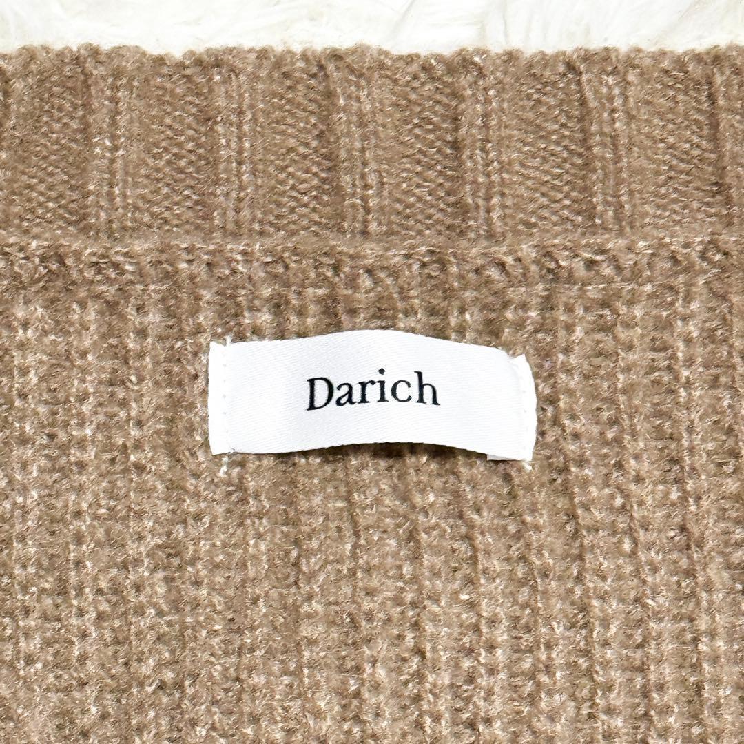 現行モデル Darich レザーコンビオーバーカーディガン