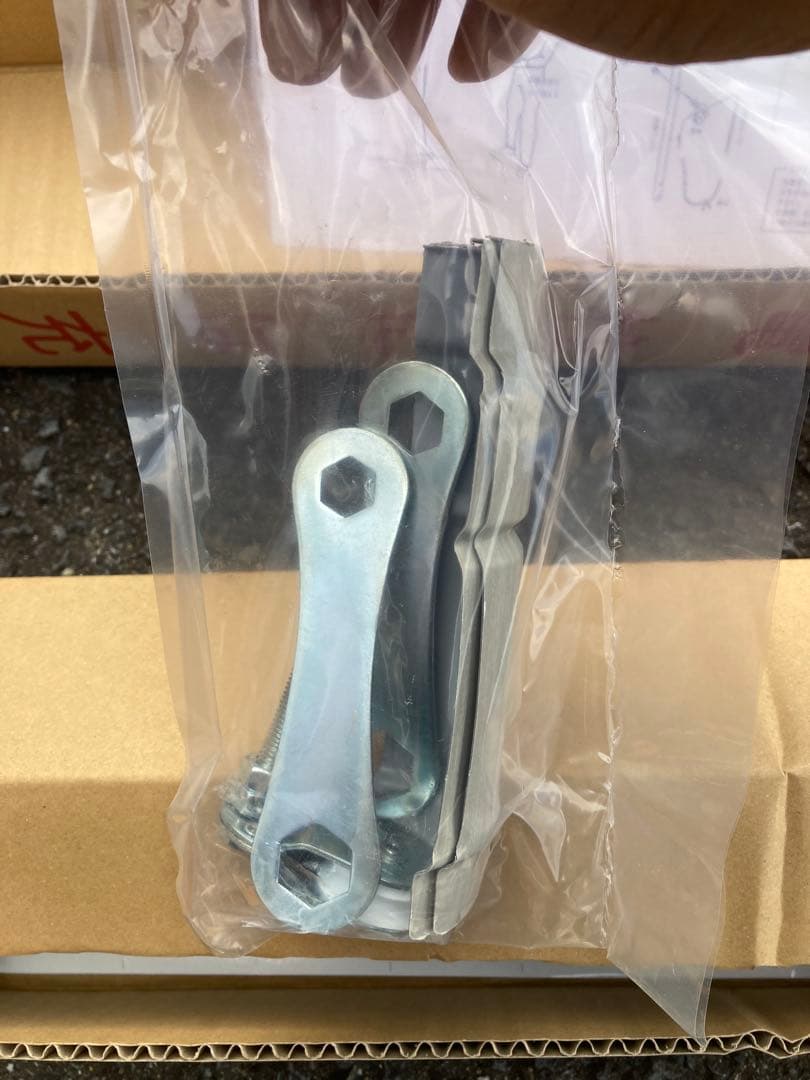 6号アルミポール新品未開封　 アルミ矢車新品 2点セット 注)鯉のぼりロープは別