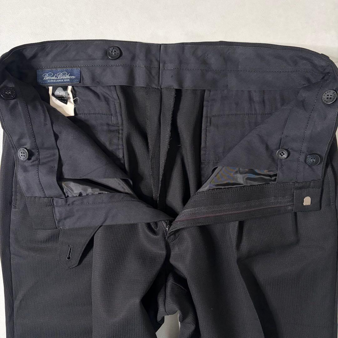 【希少・美品】ブルックスブラザーズ スーツ 国産 Woolmark ブラック L