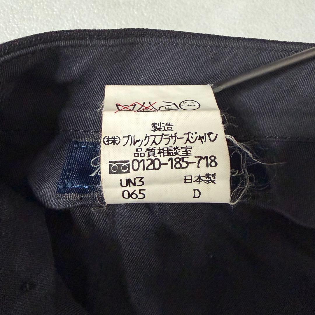 【希少・美品】ブルックスブラザーズ スーツ 国産 Woolmark ブラック L