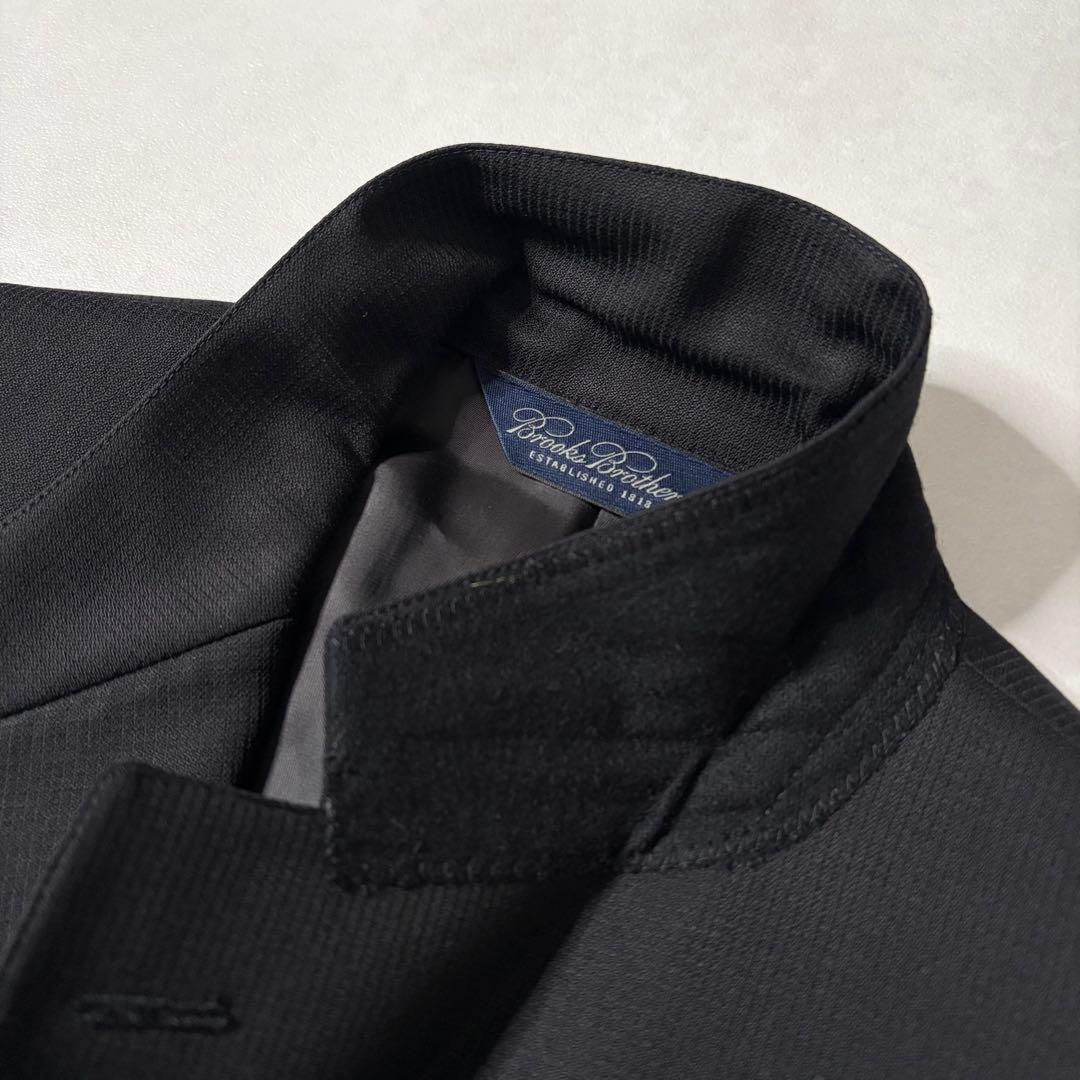 【希少・美品】ブルックスブラザーズ スーツ 国産 Woolmark ブラック L