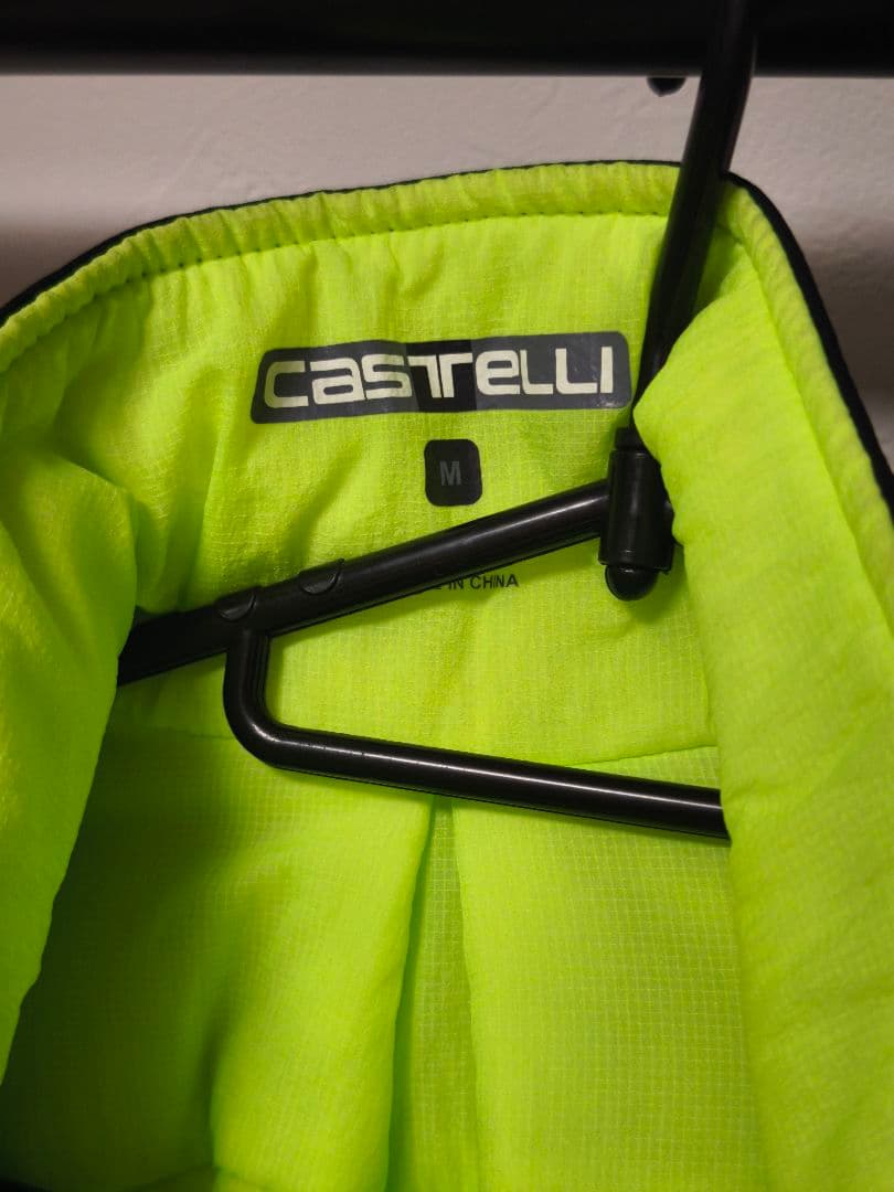 Castelli ELEMENT LITE JACKET M ブラック/ライム