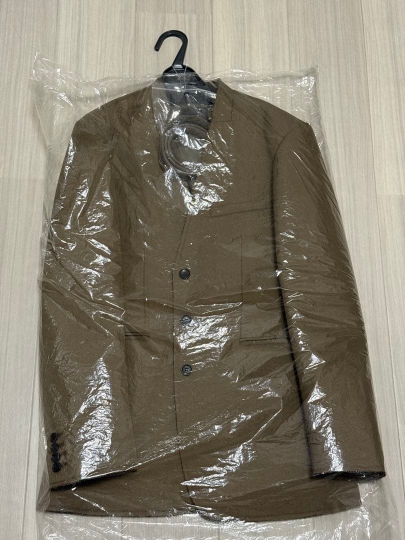 anuans ボンディングフォルムノーカラージャケット 新品 タグ付き