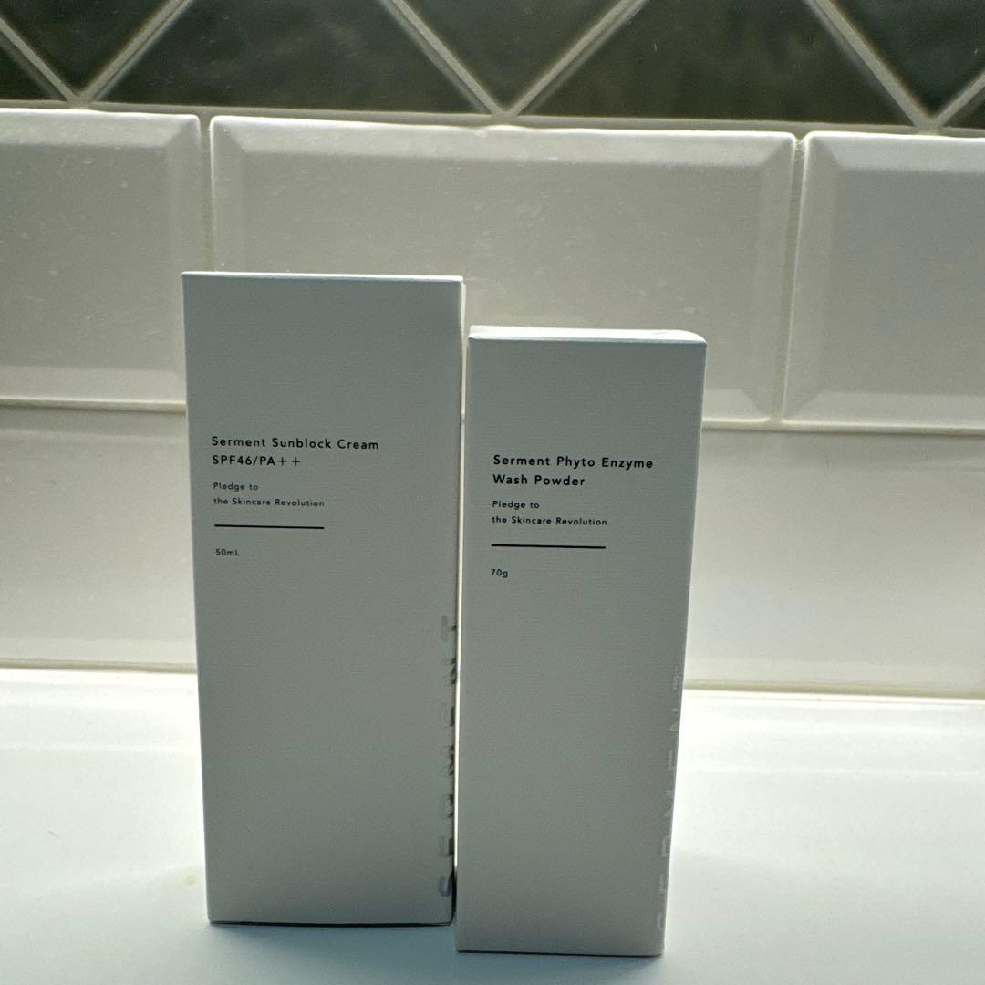 セルマン サンブロッククリーム & P.E.W.パウダー2点セット