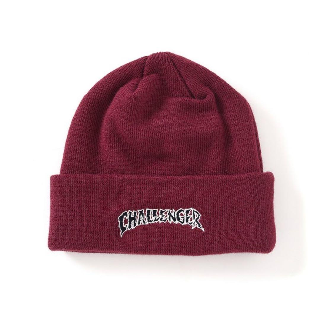 CHALLENGER CRASH LOGO KNIT CAP 長瀬