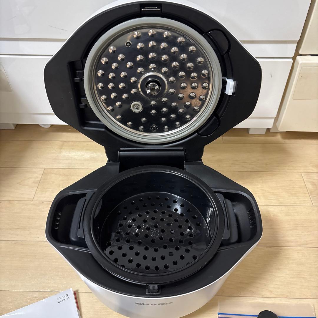 極美品✨シャープ ヘルシオ ホットクック KN-HW16G