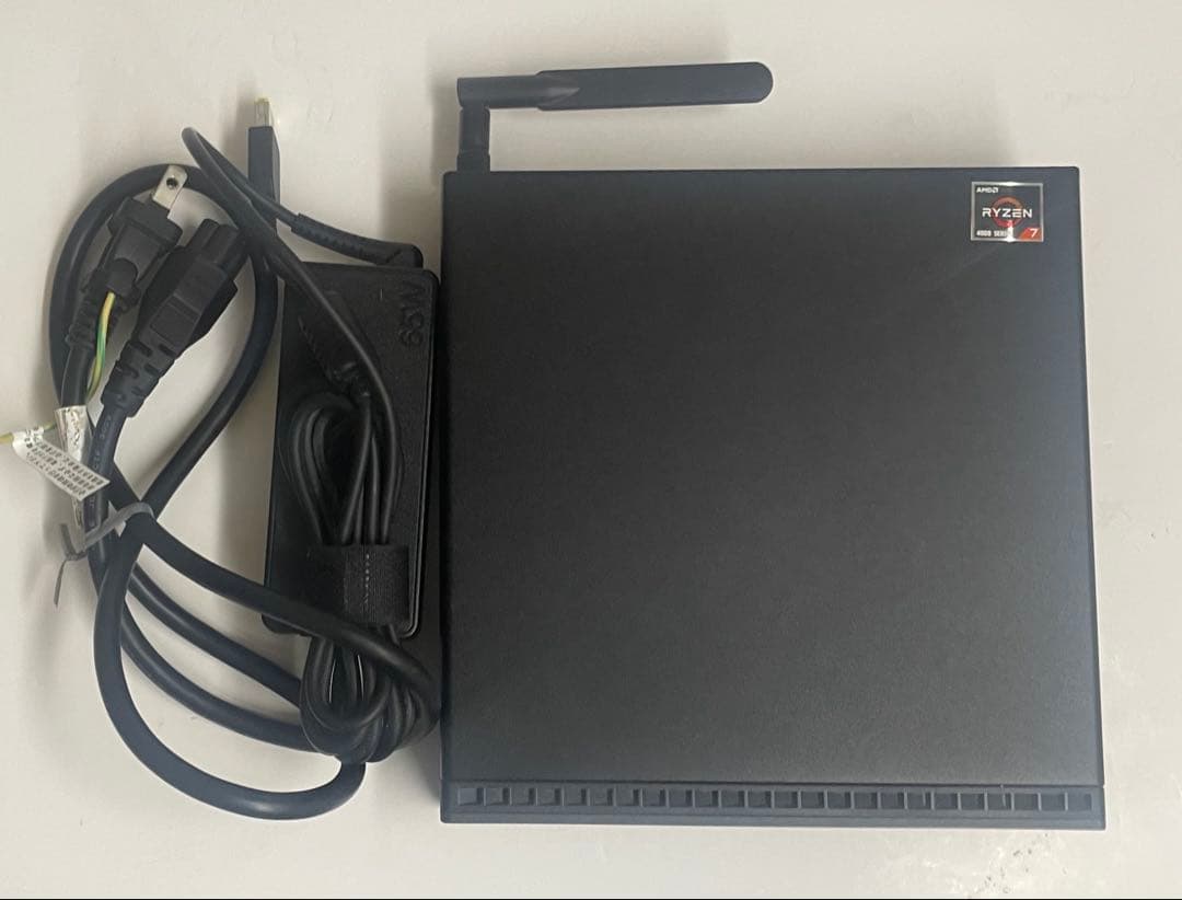 Lenovo ThinkCentre Ryzen7 4700GE ミニPC動作品