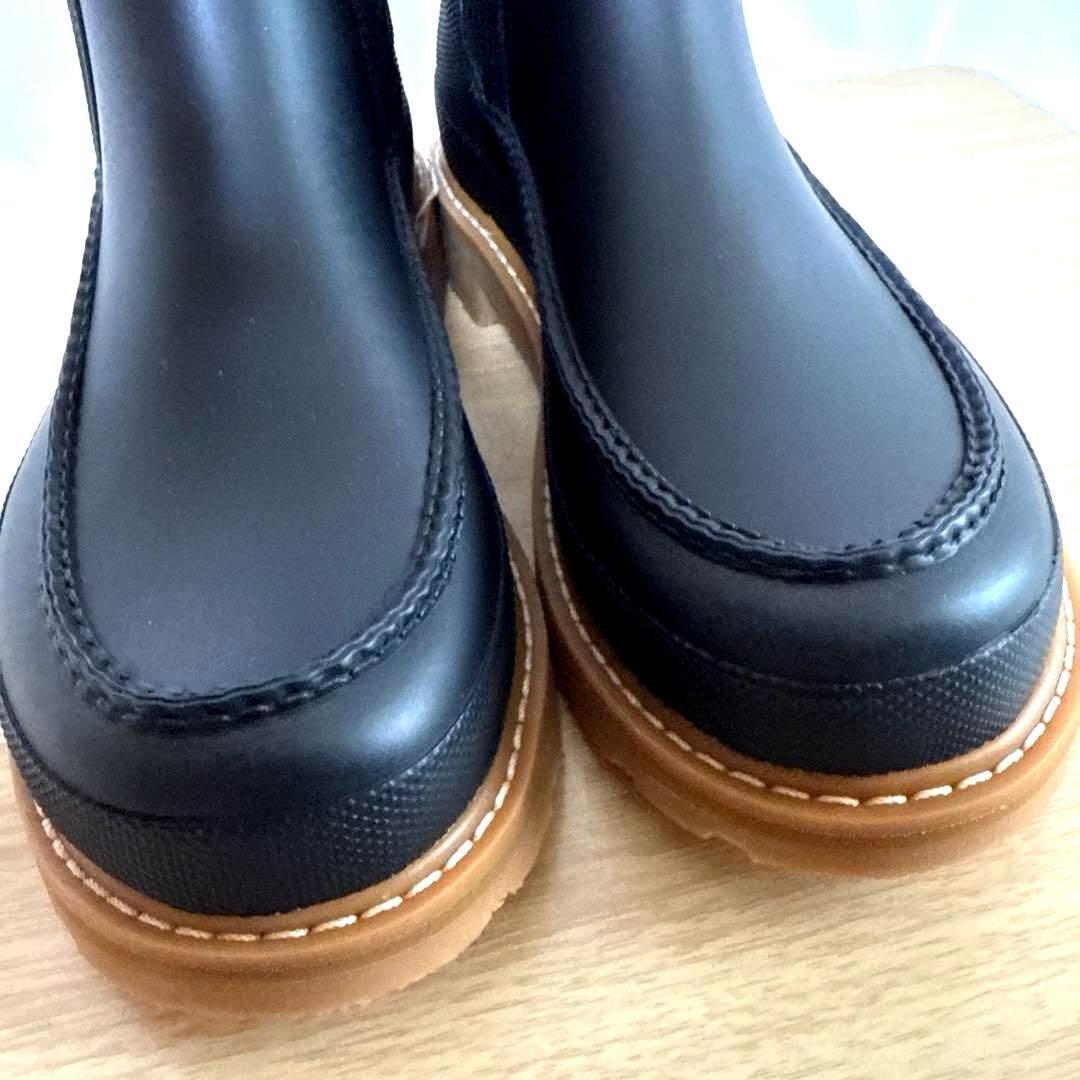 【未使用】HUNTER ハンター チェルシー サイドゴア レインブーツ ブラック