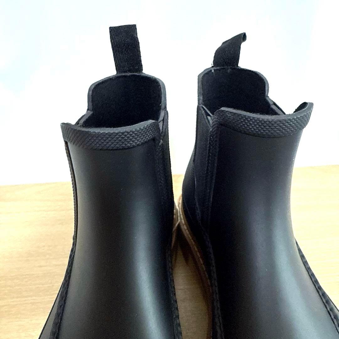 【未使用】HUNTER ハンター チェルシー サイドゴア レインブーツ ブラック