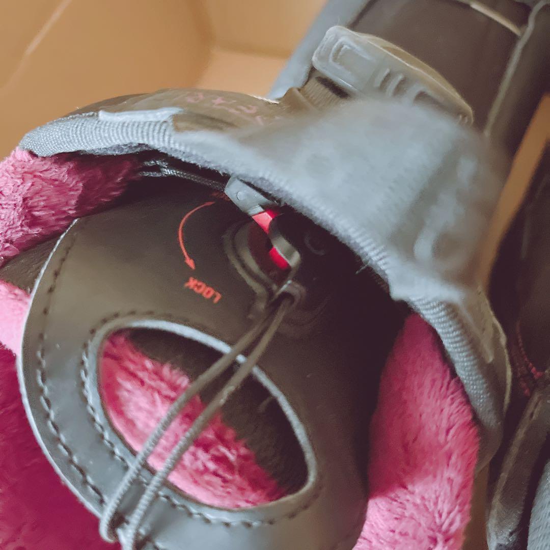 サロモン スノーボード ブーツ ダイヤル式 ブラック ピンク 23.5cm