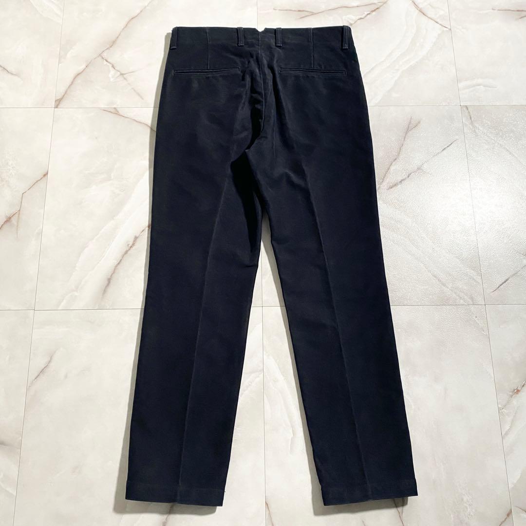 A18613 FOBファクトリー モールスキントラウザーズパンツ 紺 3