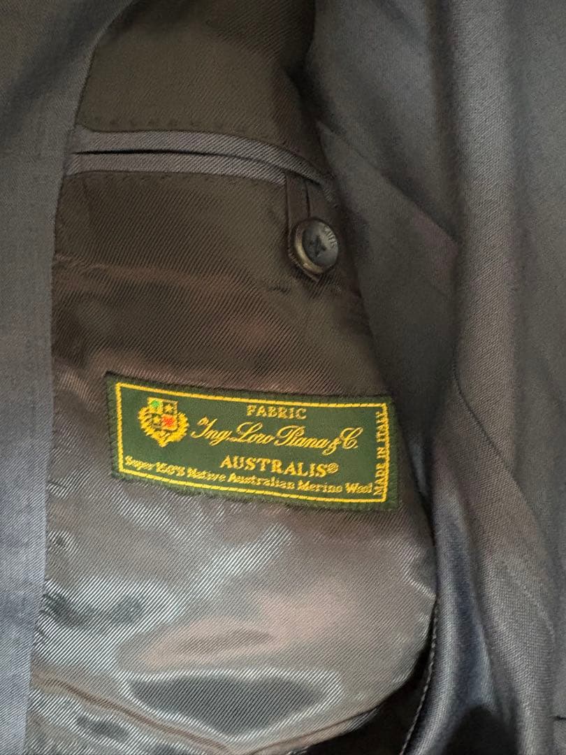 SHIPS ネイビーブルーグレースーツセット