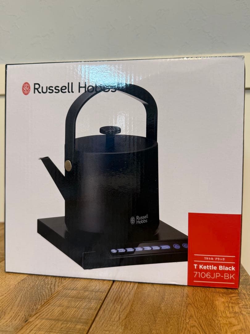 新品 ラッセルホブス Tケトル ブラック 7106JP-BK