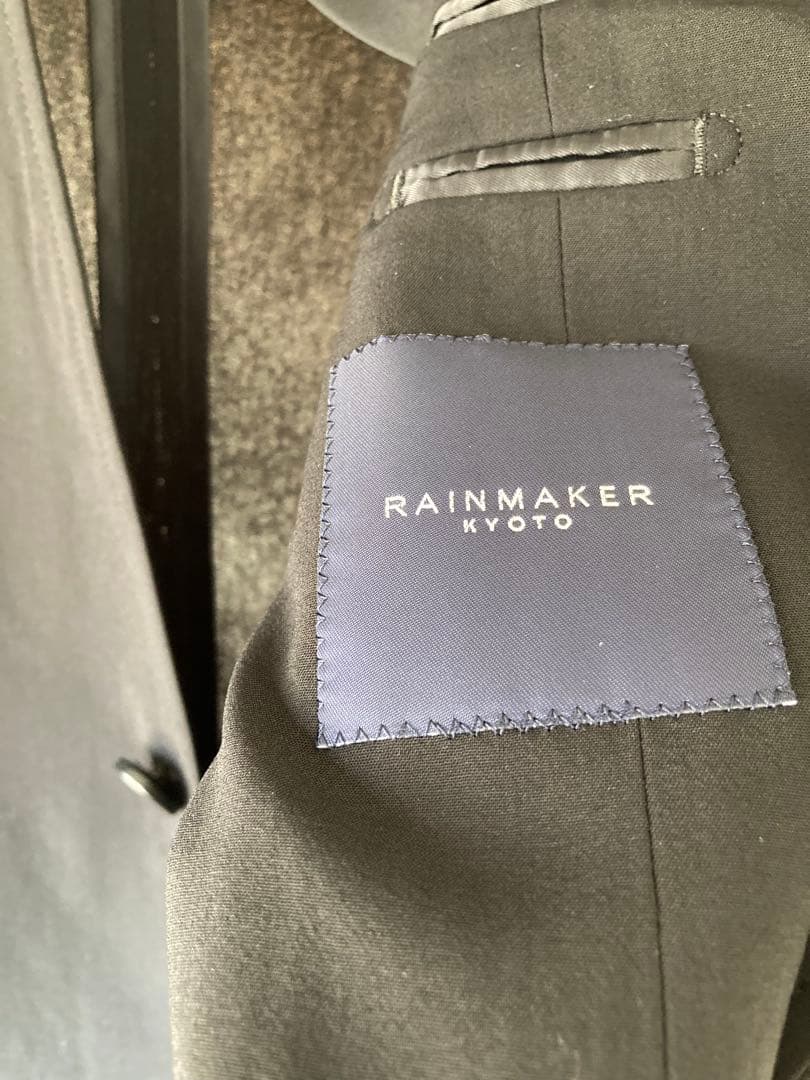 RAINMEKER 21SS ソリビア ノーカラージャケット ブラック M
